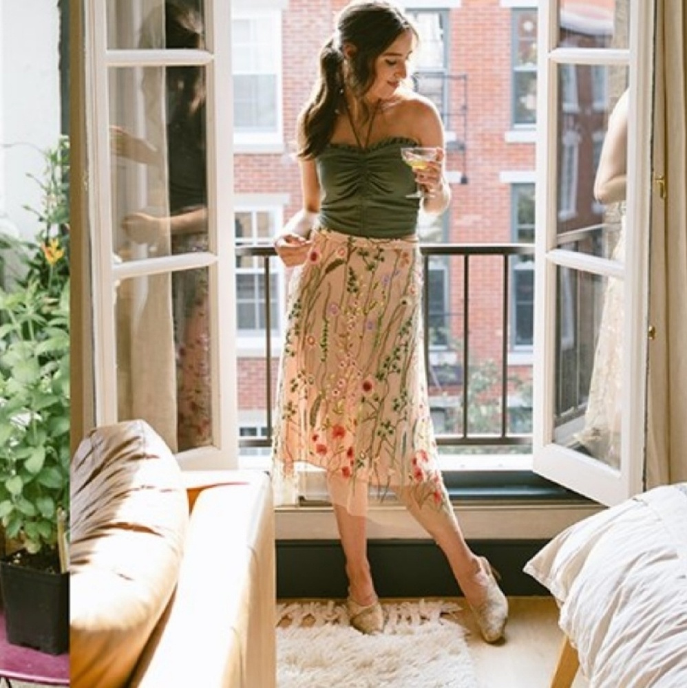 Anthropologie Crop Top